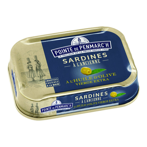 Sardines à l’ancienne à l’huile d’olive (115g)