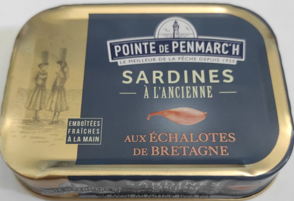Sardines à l’ancienne aux Echalotes de Bretagne (115g)