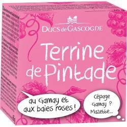 Terrine de pintade au Gamay et aux baies roses (65g)