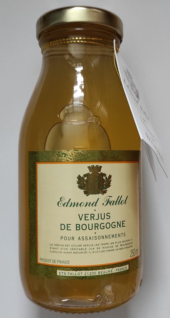 Edmond Fallot, Le Verjus de Bourgogne (250ml)