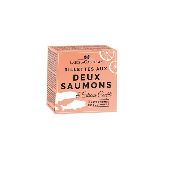 Rillettes aux Deux Saumons & Citron Confit, Lachs rillettes (65g)