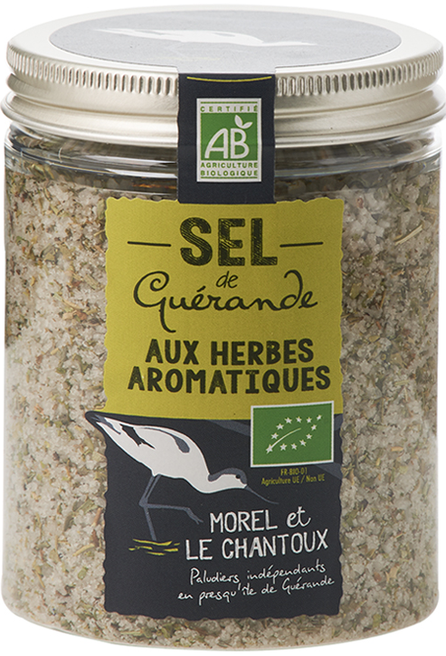Sel de Guérande aux Herbes Aromatiques, Meersalz mit aromatischen Kräutern (150g)