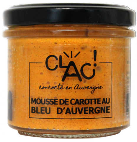 Bio MOUSSE DE CAROTTE AU BLEU D'AUVERGNE, Karottenmouse mit Blauschimmelkäse (100g)
