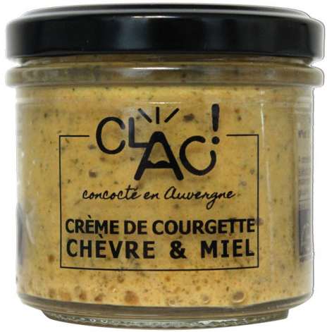 Bio CRÈME DE COURGETTE CHÈVRE & MIEL, Zucchini Crème mit Ziegenkäse & Honig (100g)