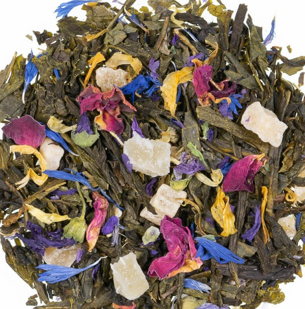 Thé vert fruit de la passion, Grüner Tee mit Passionsfrucht (100g)
