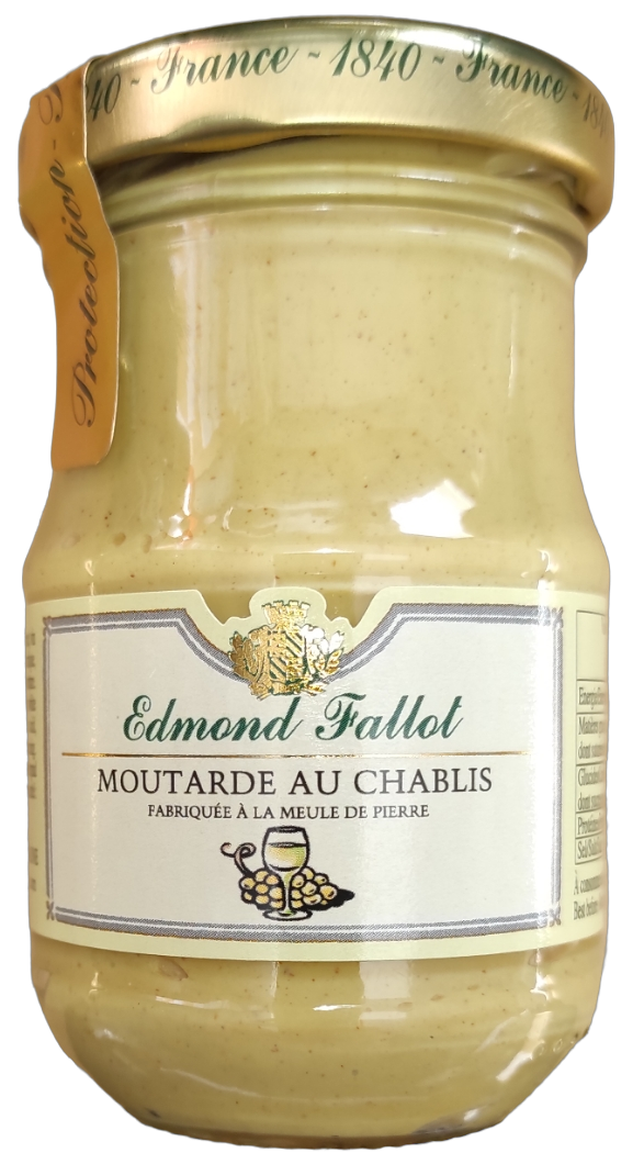 Edmond Fallot Moutarde au Chablis, Senf mit Chablis (105g) MHD:10.5.23