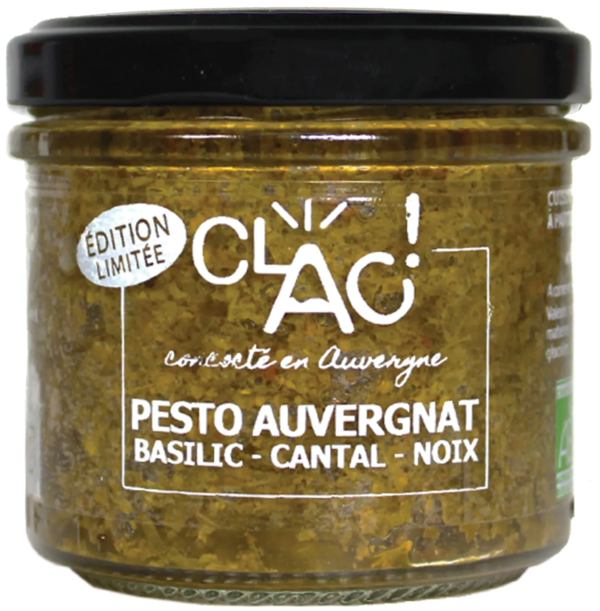 Clac, pesto Auvergnat, Basilic-Cantal-Noix, Pesto aus der Auvergne (100g)