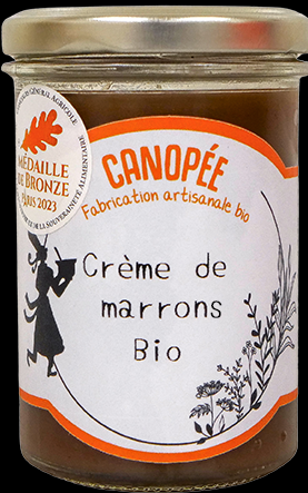 Biscuiterie des Vénètes, Crème de marrons, Bio-Maronencreme (220g)